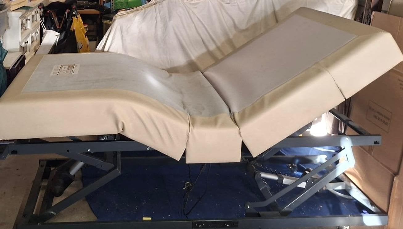 Wellfair bed 200 x 80 cm, Ophalen of Verzenden, Gebruikt, Metaal, Verstelbaar