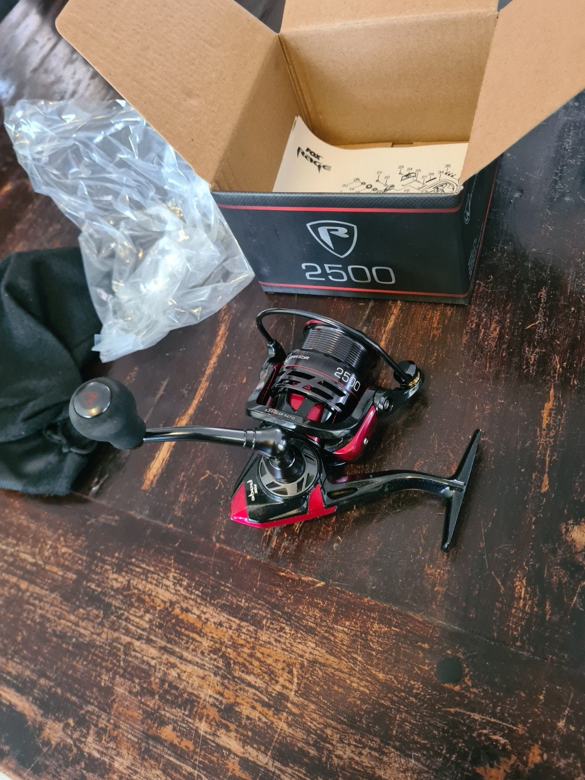 Fox Rage. Warrior 2500. spinmolen. nieuw., Molen, Spinmolen, Nieuw, Fox