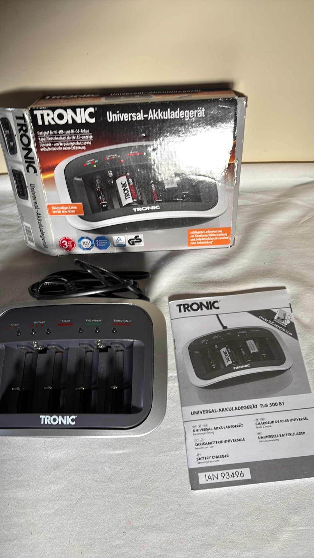 Tronic batterij oplader, Ophalen of Verzenden, Zo goed als nieuw