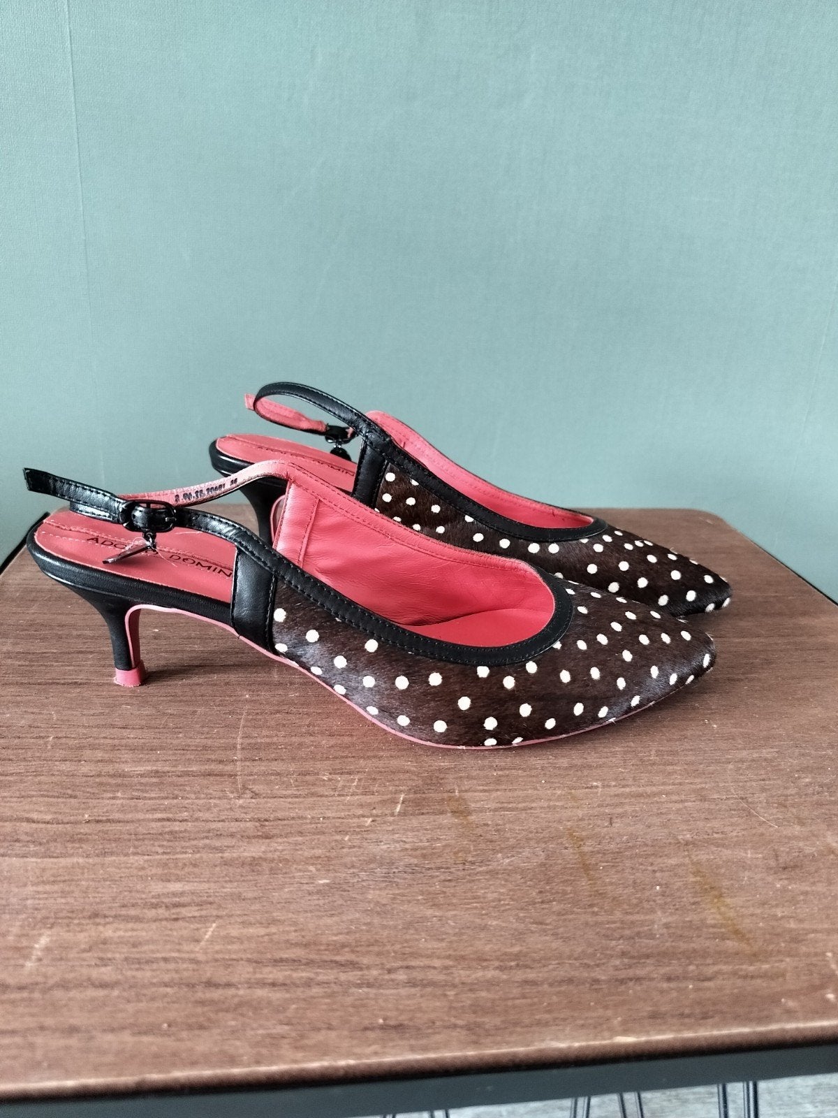 Alfonso Dominguez leren pumps. Maat 38, Kleding | Dames, Ophalen of Verzenden, Zo goed als nieuw, Roze