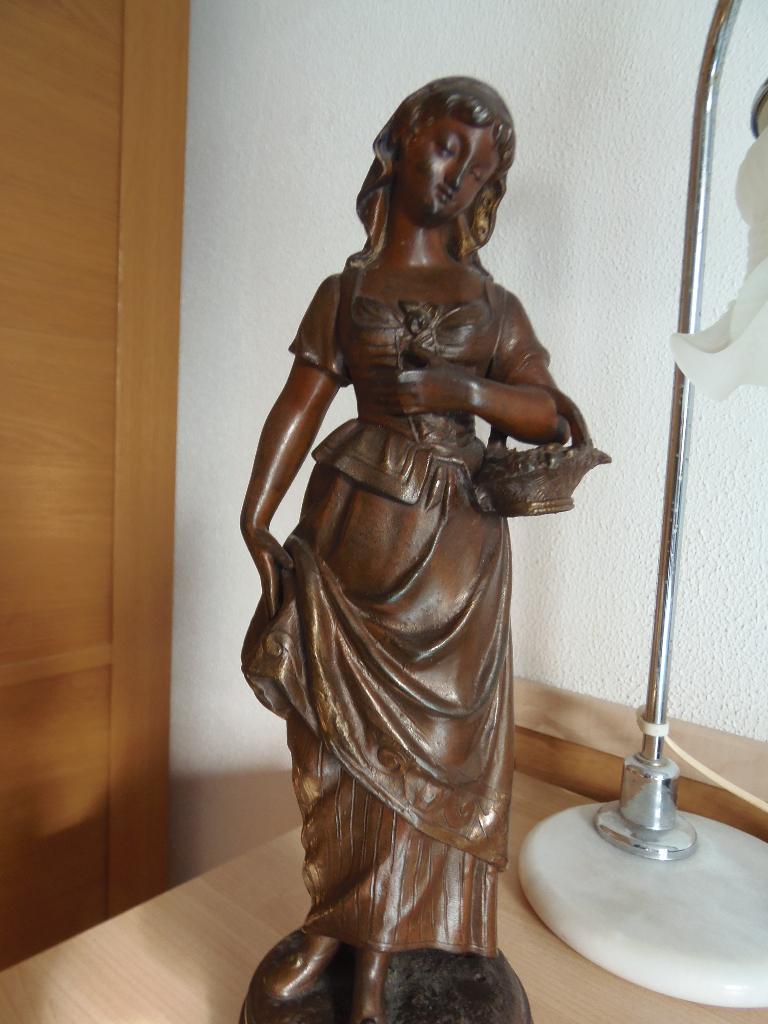 Oud Zamac Beeld ., Ophalen of Verzenden, Metaal, 20 - 50 cm