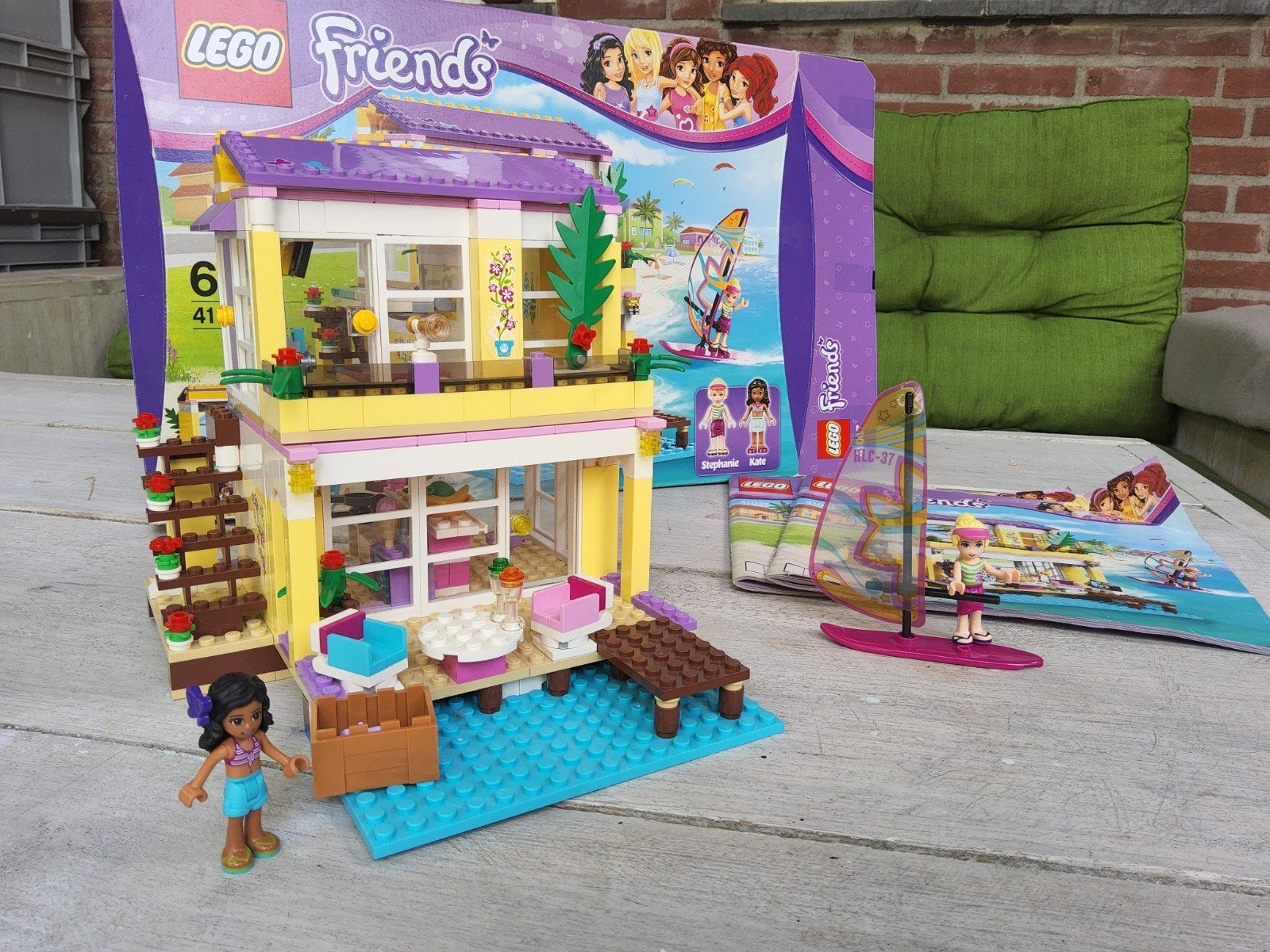 LEGO Friends 41037 Stephanie's Strandhuis, Gebruikt, Lego, Friends, Ophalen of Verzenden