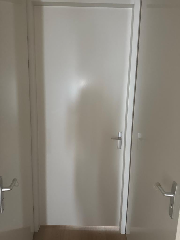 Moderne witte binnendeur RAL 9010 (231x93 cm) rechtsdraaiend, Doe-het-zelf en Verbouw, Deuren en Horren, 80 tot 100 cm, 215 cm of meer