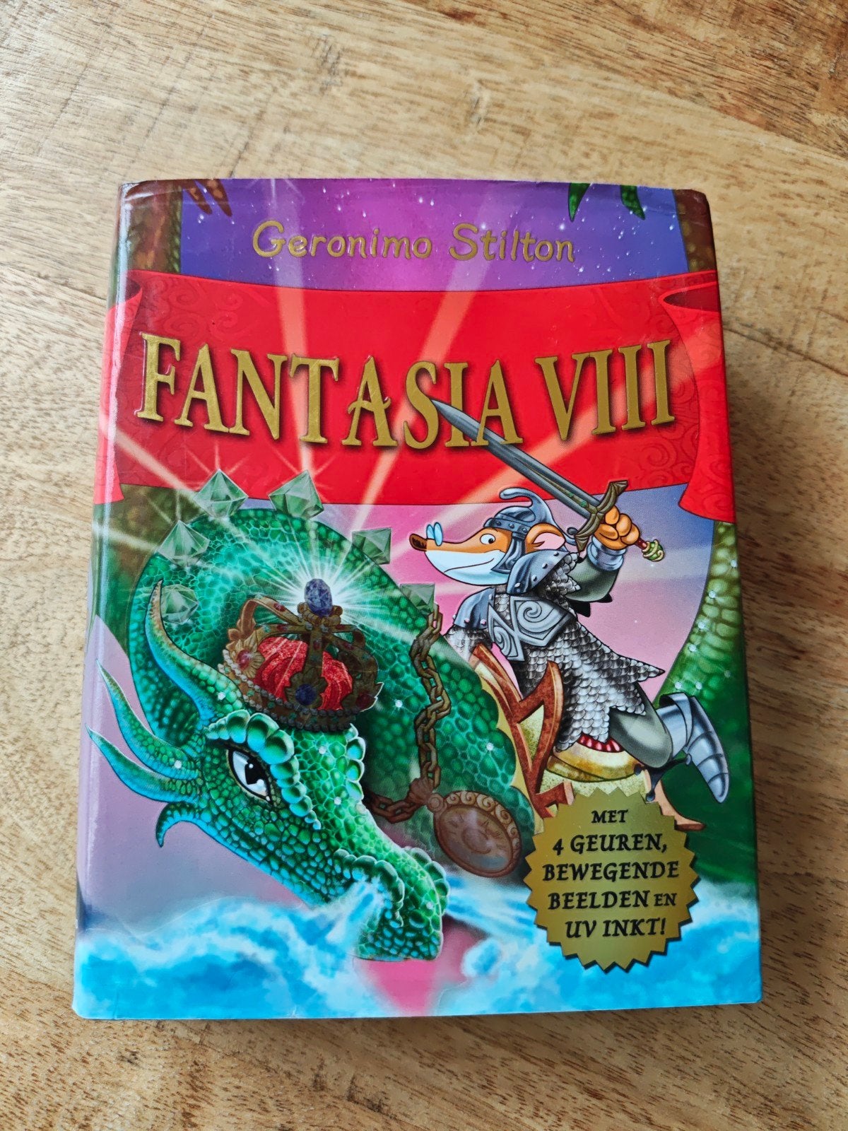 Geronimo Stilton Fantasia VIII - Avontuurlijk Kinderboek, Ophalen of Verzenden, Zo goed als nieuw