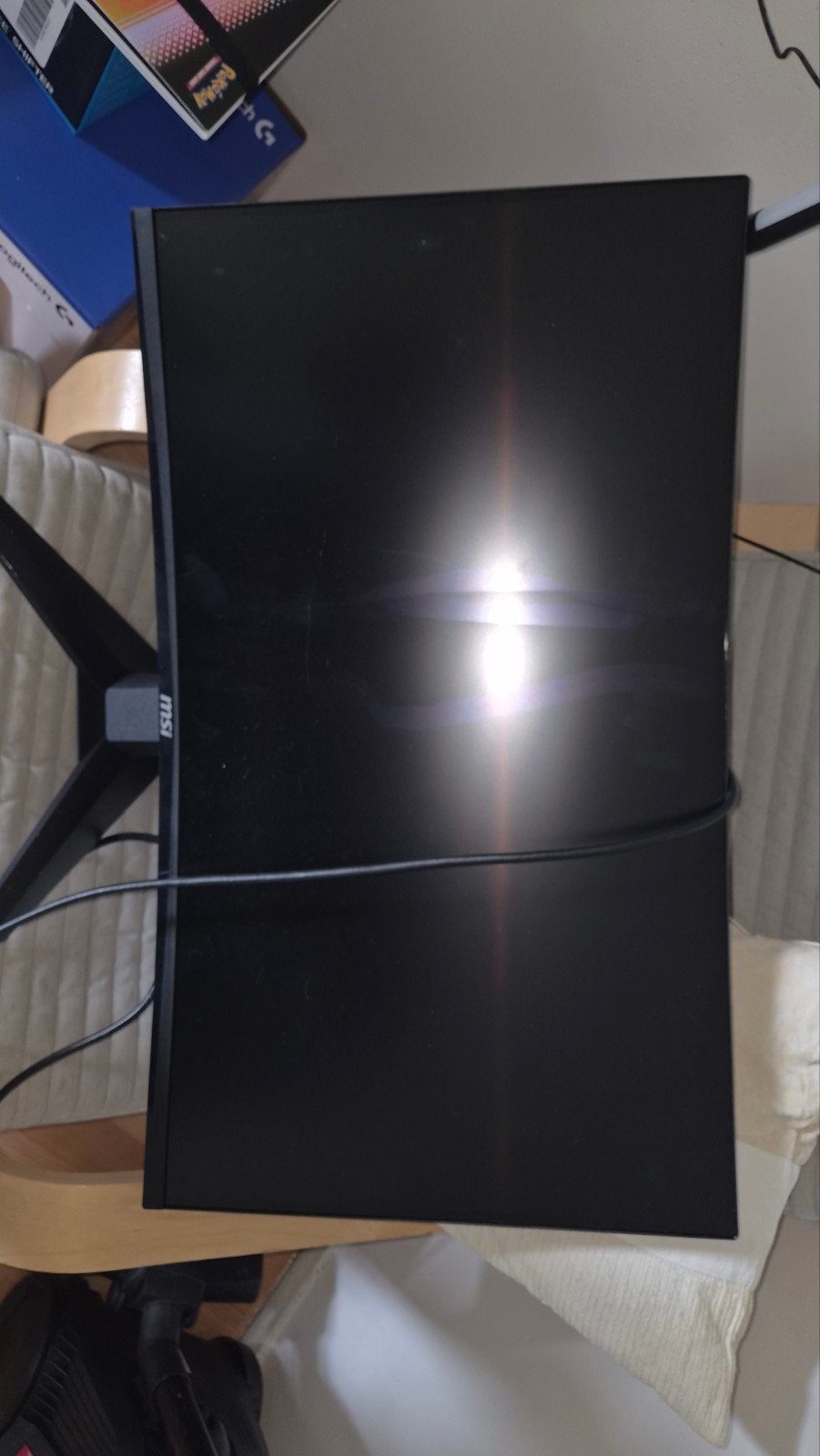 MSI 32 inch curved beeldscherm met defect scherm, Computers en Software, Monitoren, MSI, Curved, Ophalen of Verzenden, Niet werkend