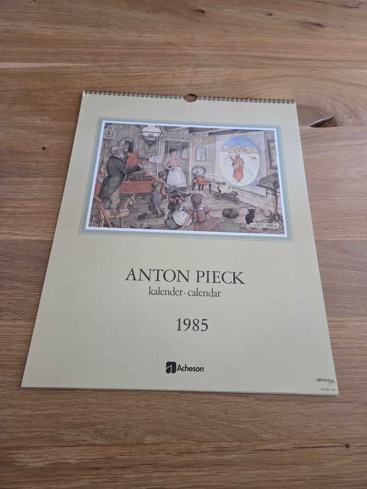 Anton Pieck kalender 1985, Ophalen of Verzenden, Maandkalender