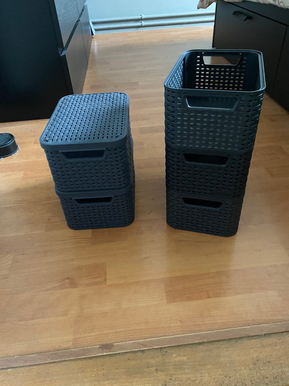 Curver kratjes, Ophalen, Zo goed als nieuw, Grijs