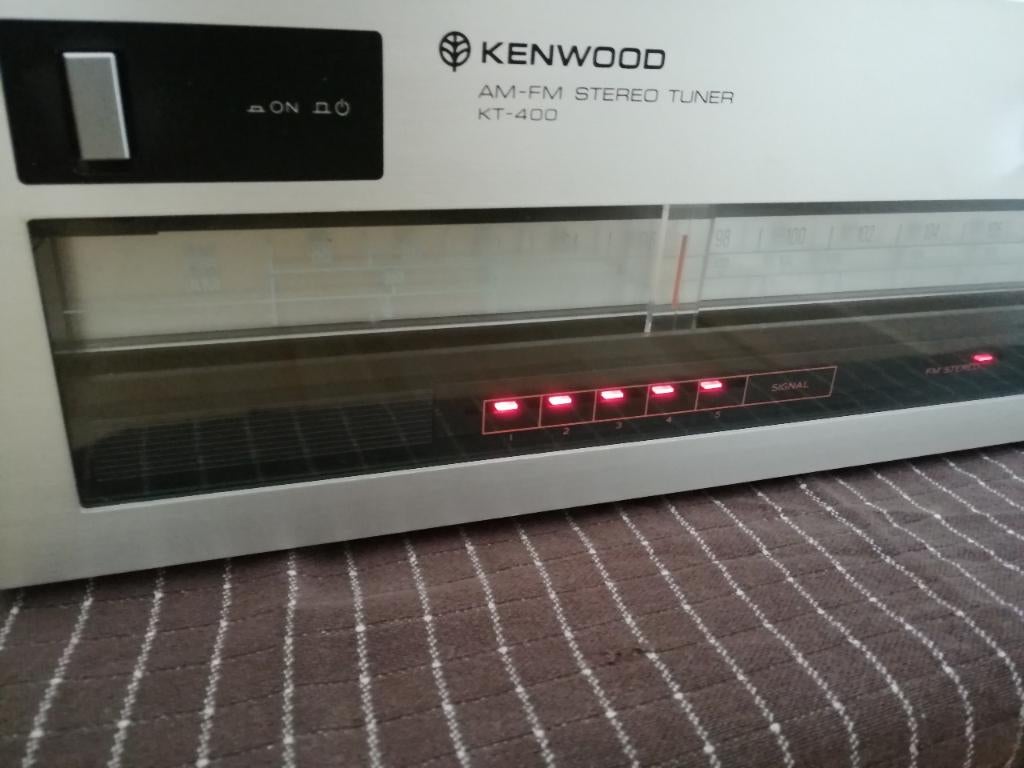 Kenwood KT-400 FM Mono Stereo Tuner kt 400, Ophalen of Verzenden, Gebruikt, Analoog