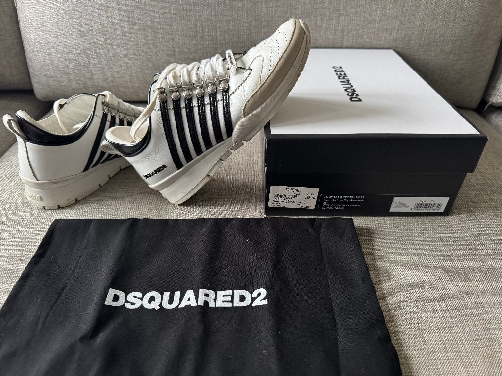 Dsquared2 gave sneakers mt 39, Ophalen of Verzenden, Dsquared2, Sneakers of Gympen, Zo goed als nieuw