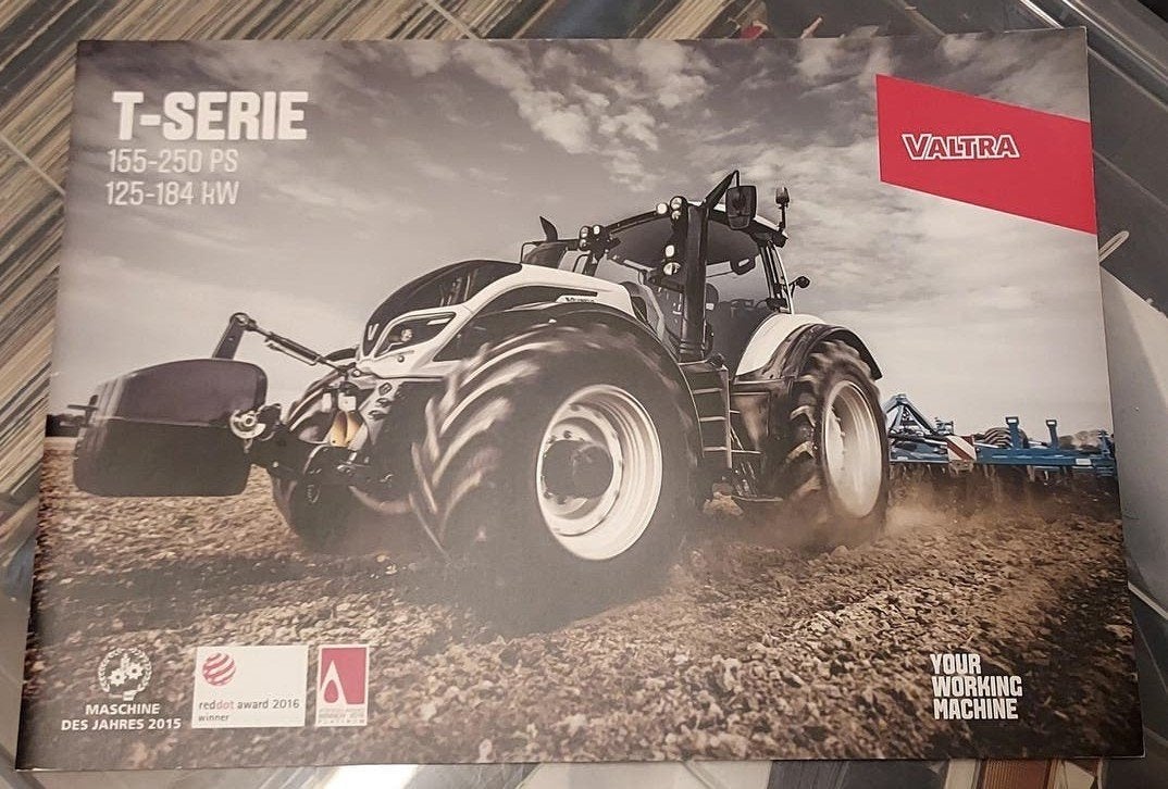 Valtra T Serie brochure, Ophalen of Verzenden, Zo goed als nieuw, Overige merken
