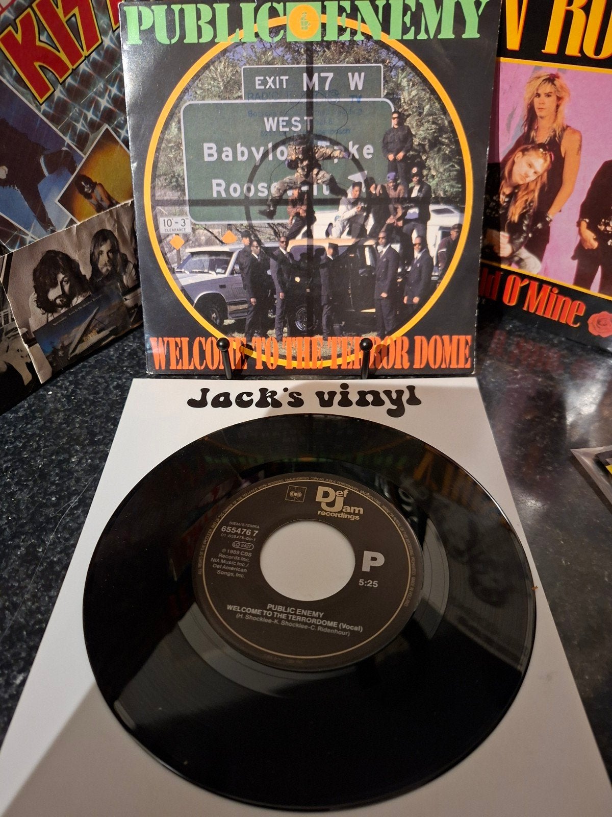 Public Enemy - Welcome to the Terrordome 7 inch 1989 vinyl, Overige formaten, Ophalen of Verzenden, Overige typen, Fotohoes