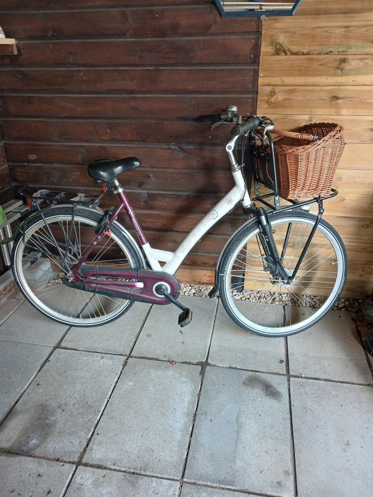 Sparta Marathon 7.0 Damesfiets met mand, Ophalen, Sparta, Velgrem, 53 tot 56 cm