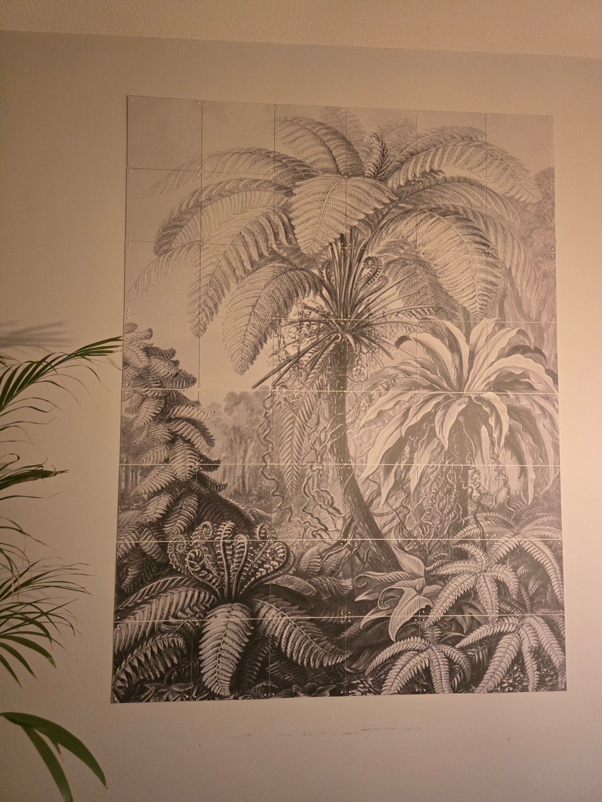 Ixxi Ferns wanddecoratie 120x160 cm, Meerkleurig, Ophalen of Verzenden, Zo goed als nieuw, Wandbord of Wandpaneel