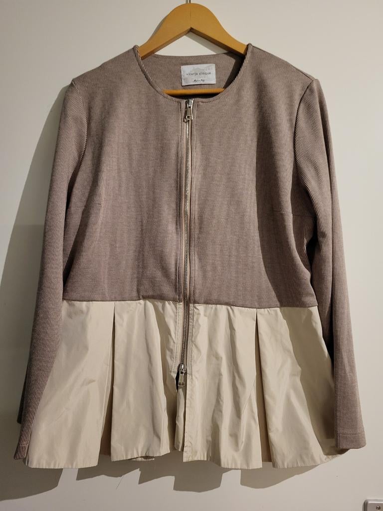 Vicario  Cinque ( Italy), Beige, Maat 42/44 (L), Ophalen of Verzenden, Zo goed als nieuw