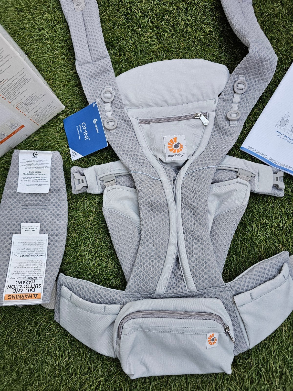 Nieuwe Ergobaby Omni Breeze Pearly Grey, Overige merken, ., Ophalen of Verzenden, Draagzak