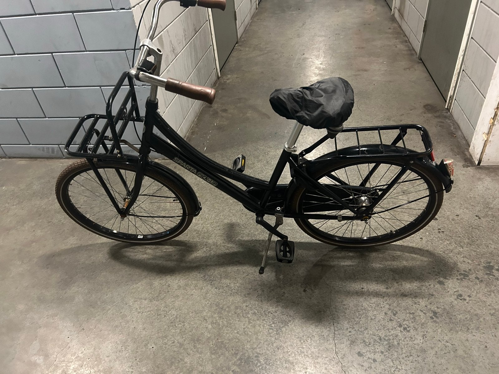 Sparta Pick-Up Tienerfiets - Zwart, Zo goed als nieuw, Ophalen of Verzenden, Zo goed als nieuw, Terugtraprem, 20 inch of meer