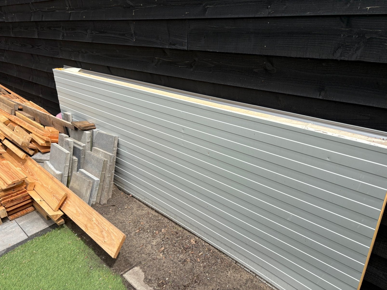 Sandwichpaneel 120mm dik, lengte 3m, Doe-het-zelf en Verbouw, Platen en Panelen, Ophalen, Zo goed als nieuw, Overige materialen