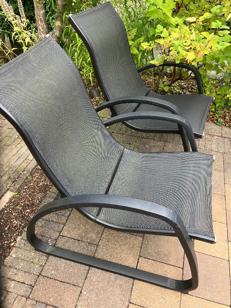tuinstoelen, Tuin en Terras, Ophalen, Gebruikt, Metaal