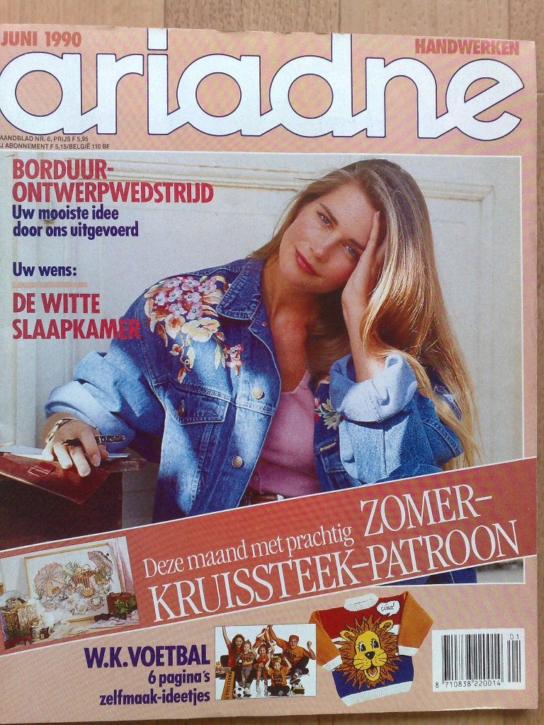5 x Ariadne uit jaargang 1990 - 1991, Verzenden, Zo goed als nieuw, Breien of Haken, Patroon of Boek