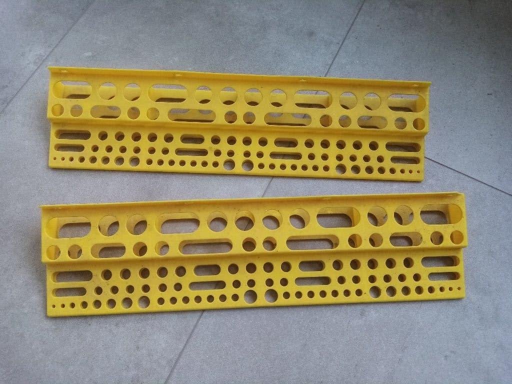 te koop 2 gereedschaprekjes, Doe-het-zelf en Verbouw, Werkbanken, Ophalen, Gebruikt, Minder dan 70 cm