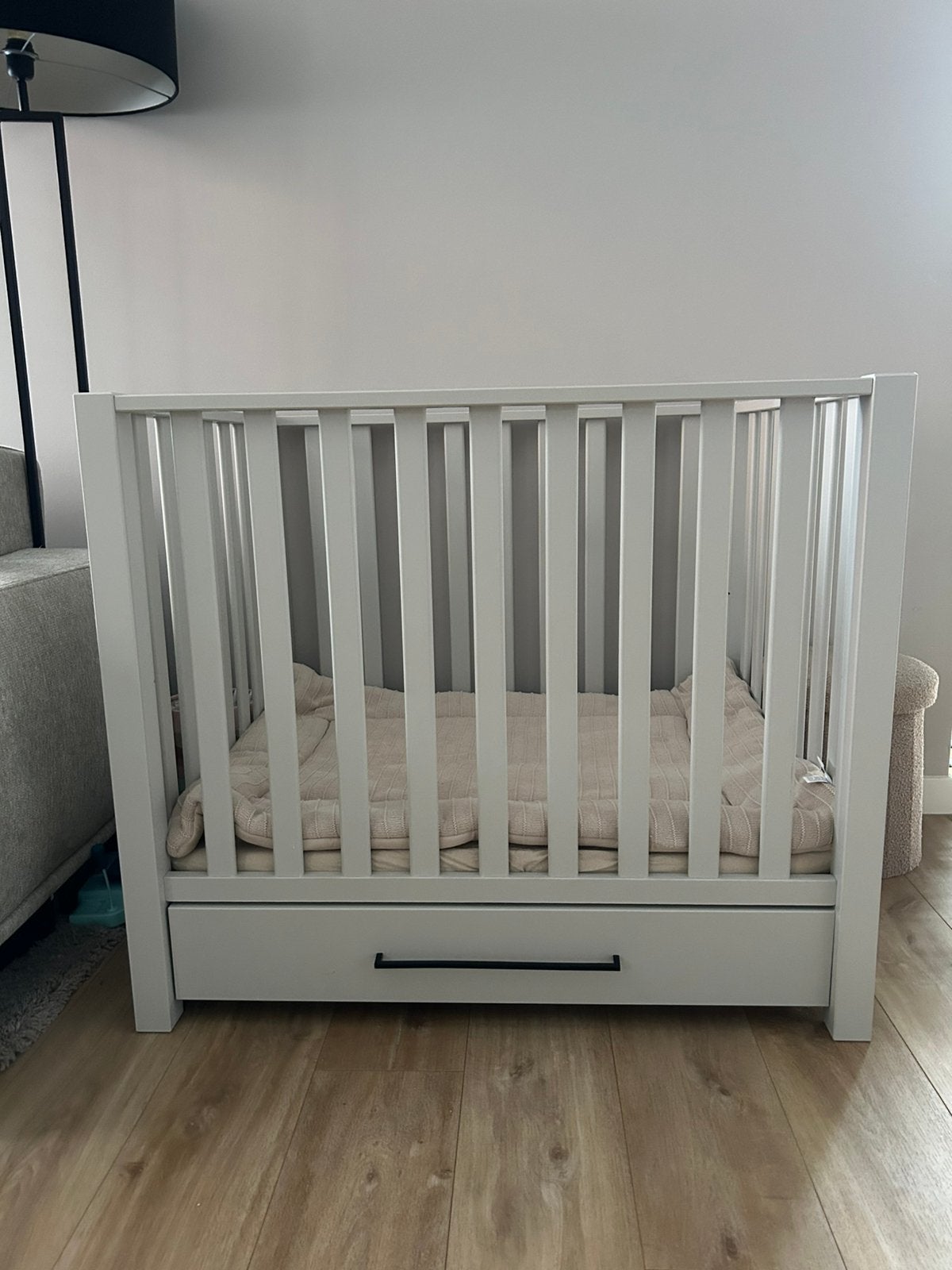 Europe Baby Casper Box Met Lade - Oatmeal, Ophalen, Zo goed als nieuw, Vierkant, In hoogte verstelbaar