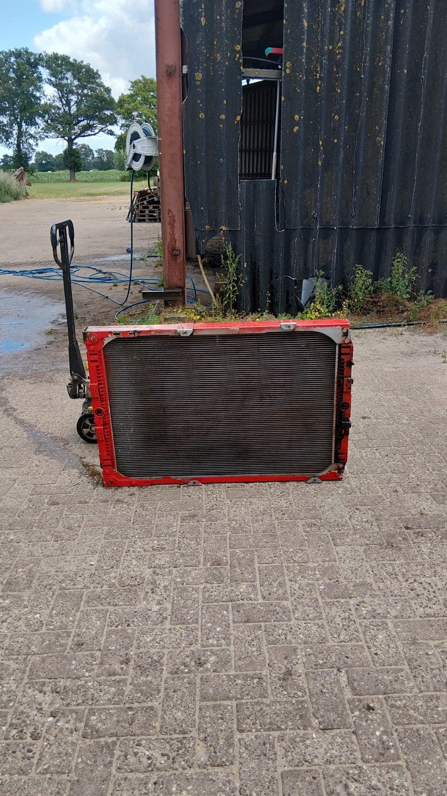 radiateur verveat hydro trike, Ophalen
