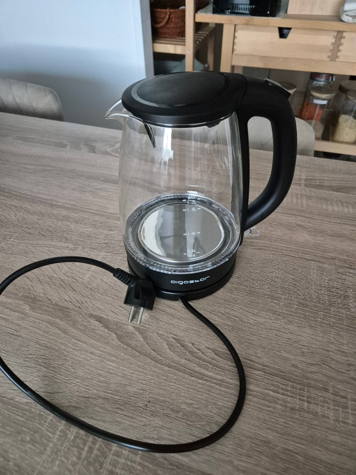 Aigostar Waterkoker met LED, 1 tot 2 liter, Ophalen of Verzenden