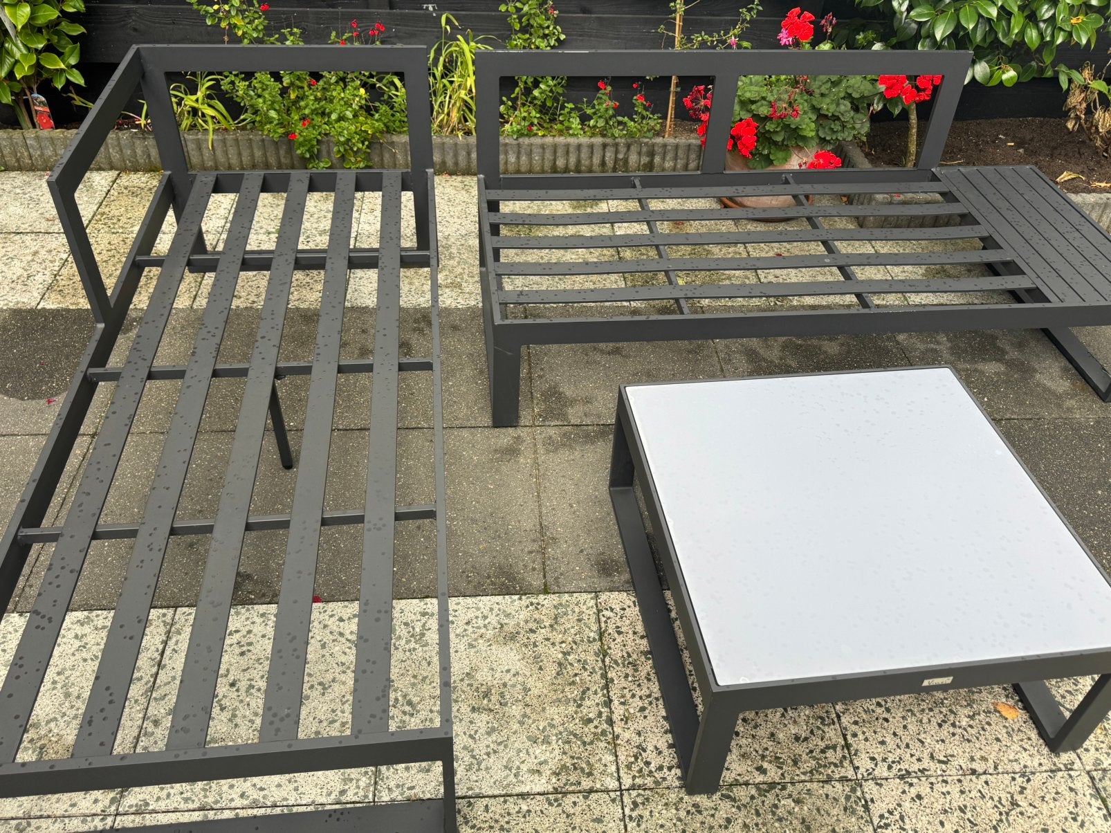 Prachtige loungset Vinci z.g.n, Tuin en Terras, Ophalen of Verzenden, Zo goed als nieuw