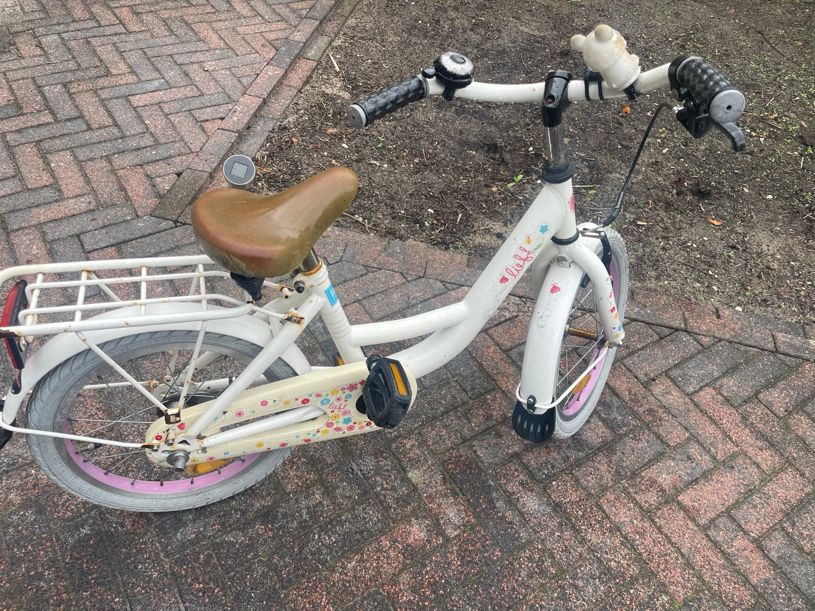 Lief meisjesfiets  - 16 inch, Fietsen en Brommers, Fietsen | Meisjes, Ophalen, Gebruikt, 16 inch