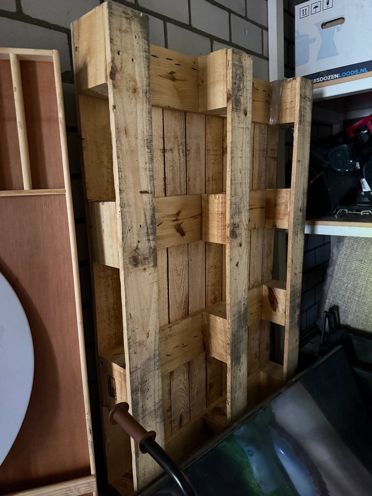 Houten pallet, Ophalen, Zo goed als nieuw, 50 mm of meer, Minder dan 200 cm