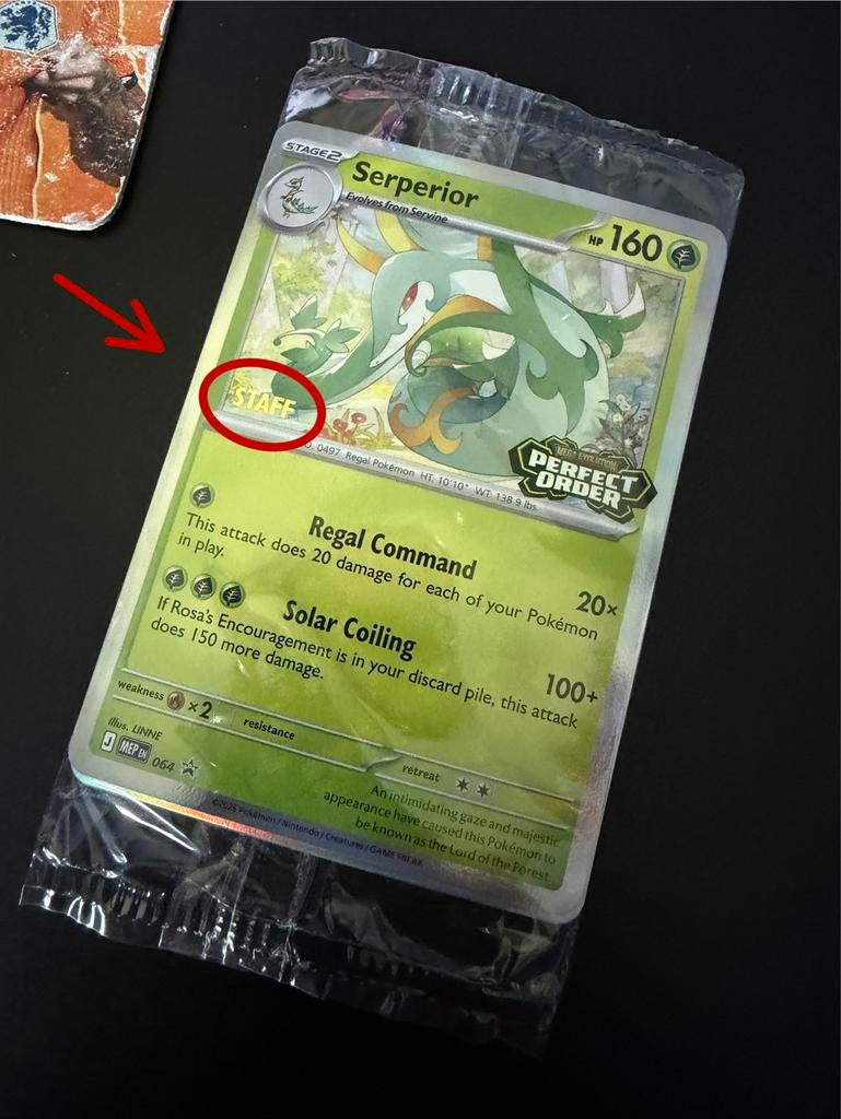 Sealed Prerelease STAFF Set Perfect Order (4 kaarten 1 Seal), Ophalen of Verzenden, Nieuw, Meerdere kaarten, Foil