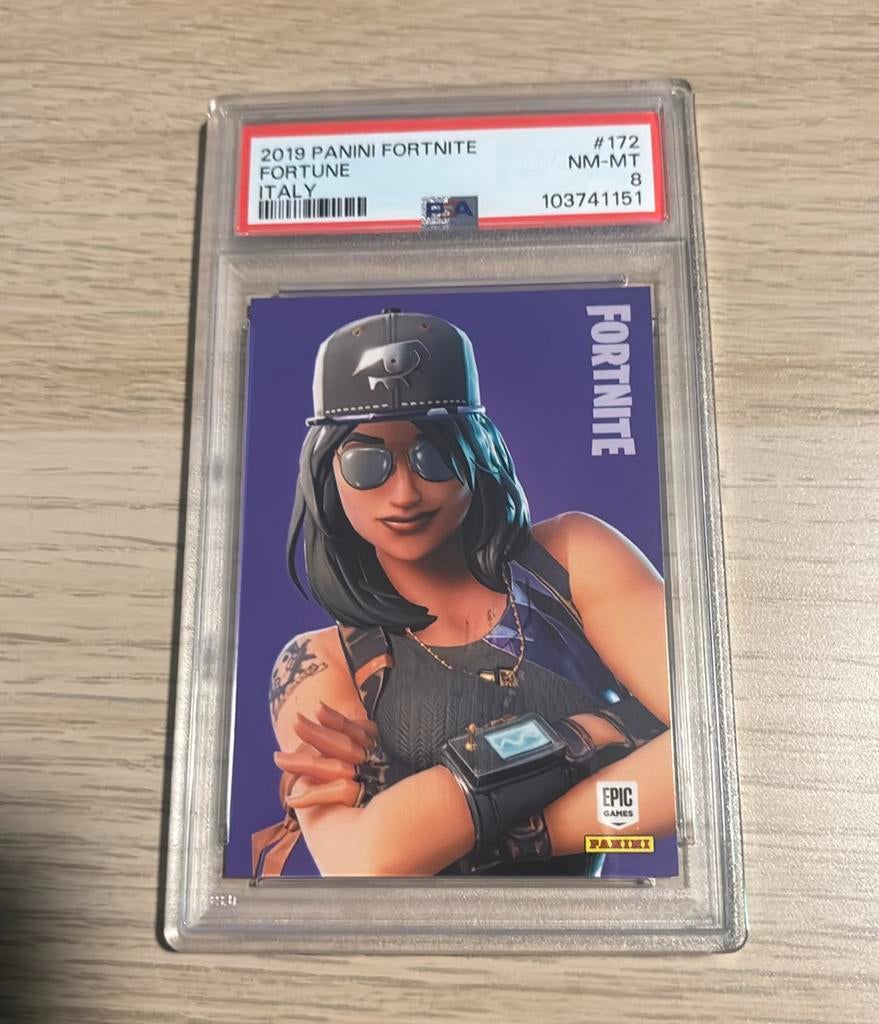 Panini fortnite psa8, Ophalen, Zo goed als nieuw
