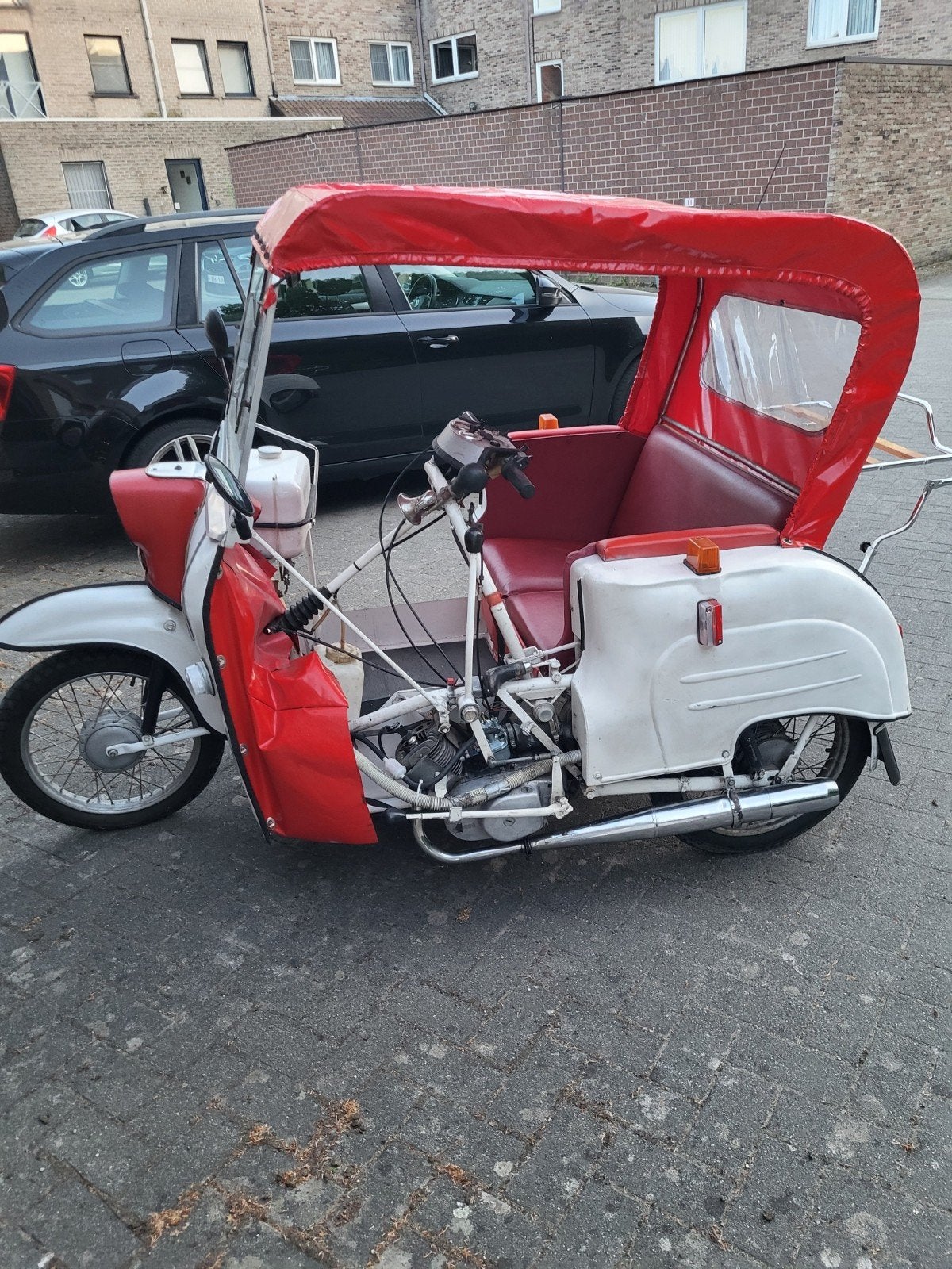 Bromfiets Simson Duo, Maximaal 45 km/u, 49 cc, 4 versnellingen, Ophalen