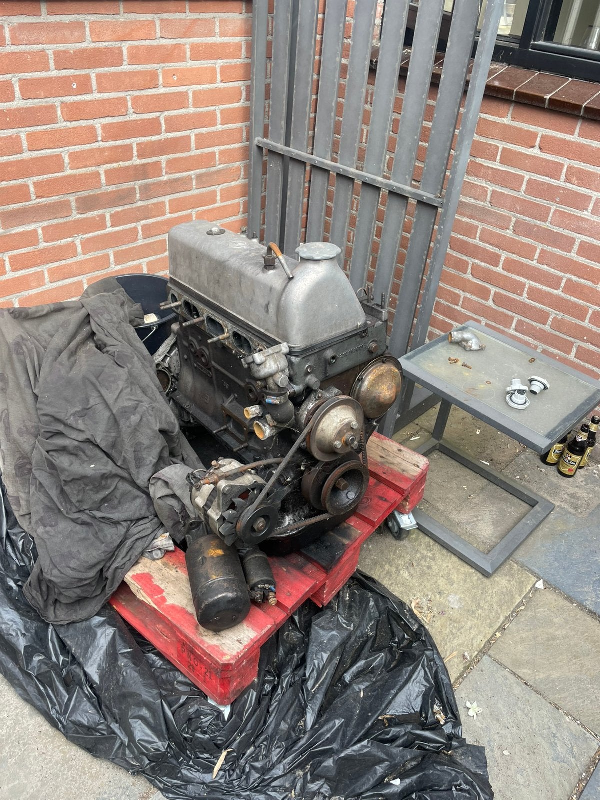 Om621 donormotor onderdelen, Ophalen