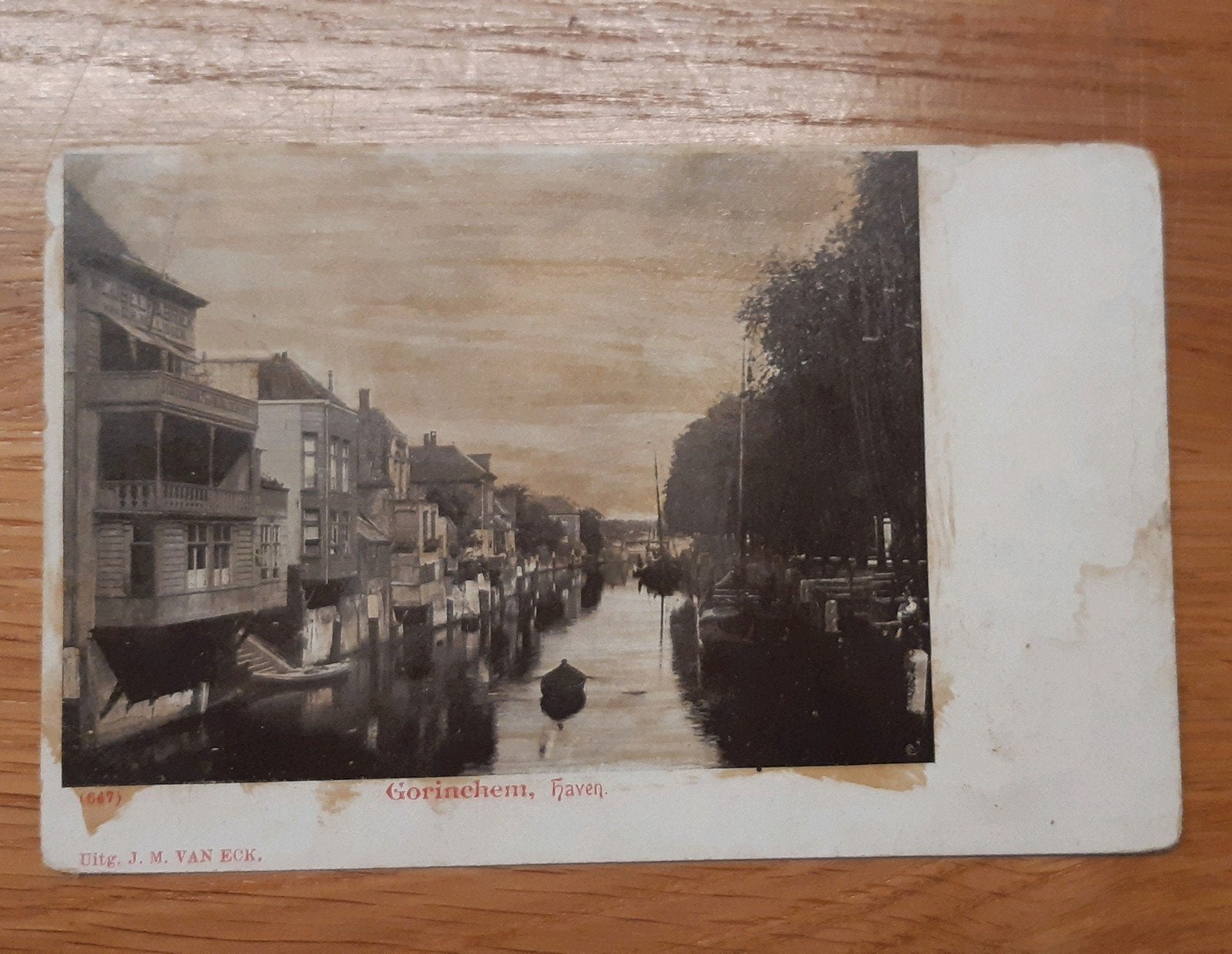 Gorinchem haven, Verzamelen, Ophalen of Verzenden, Voor 1920, Ongelopen, Zuid-Holland