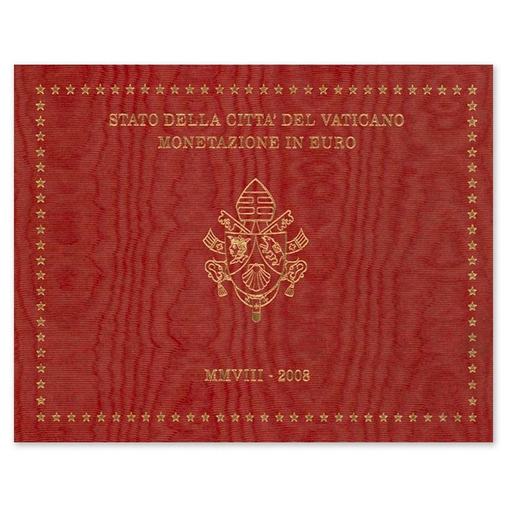 BU set Vaticaan 2008 Blister - 1 cent tm 2 euro, Ophalen of Verzenden, Vaticaanstad, Overige waardes, Setje