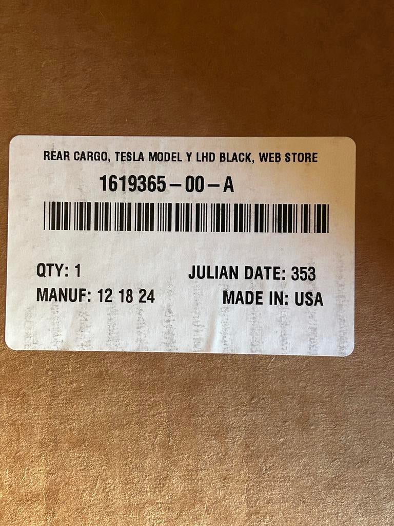 Tesla Model Y kofferbakmat, zwart, nieuw, Ophalen of Verzenden, Nieuw, Overige automerken