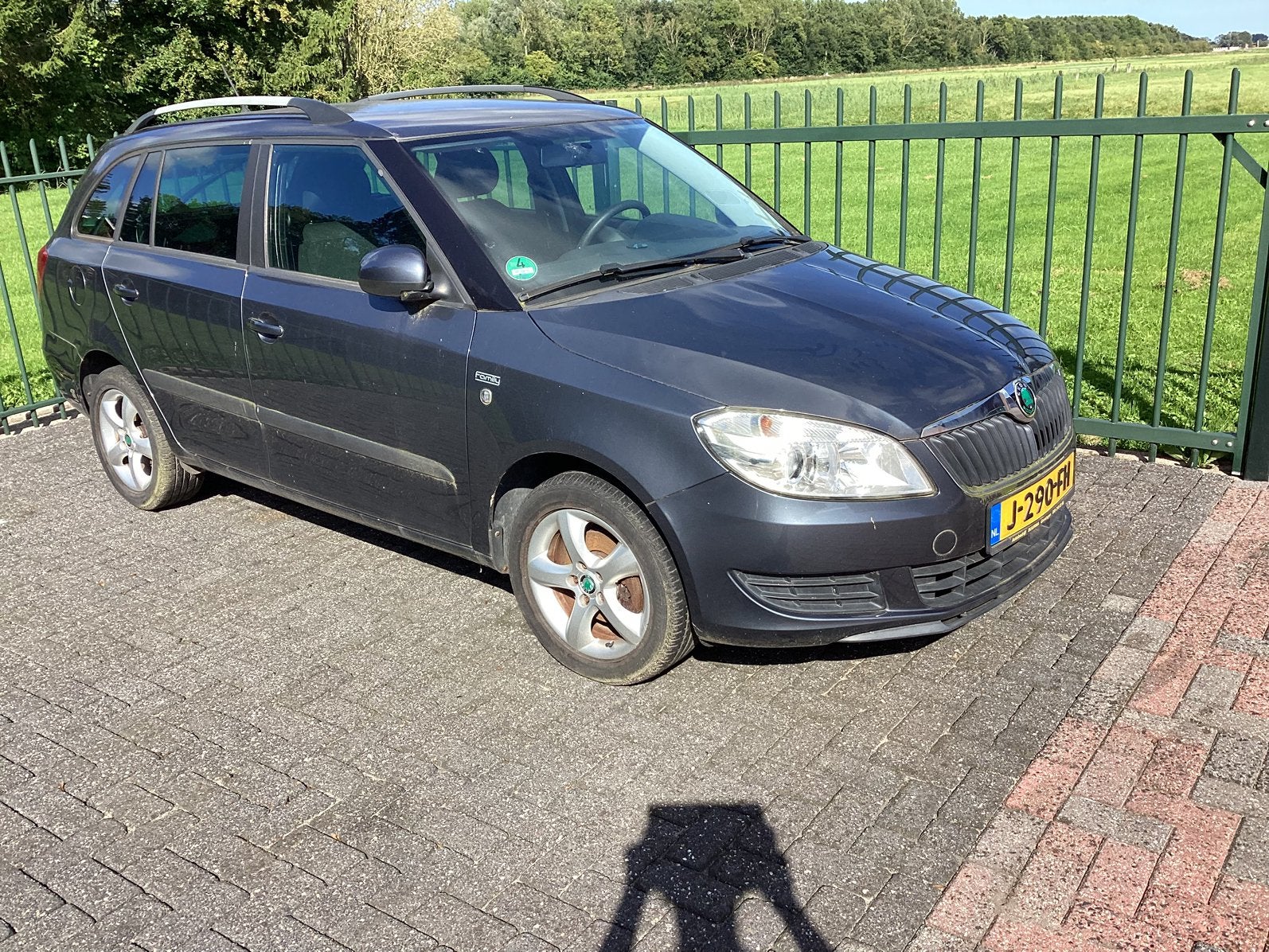 Skoda Fabia 1.2 TSI 63KW Combi 2011 Grijs, Voorwielaandrijving, 450 kg, 40 €/maand, 4 cilinders