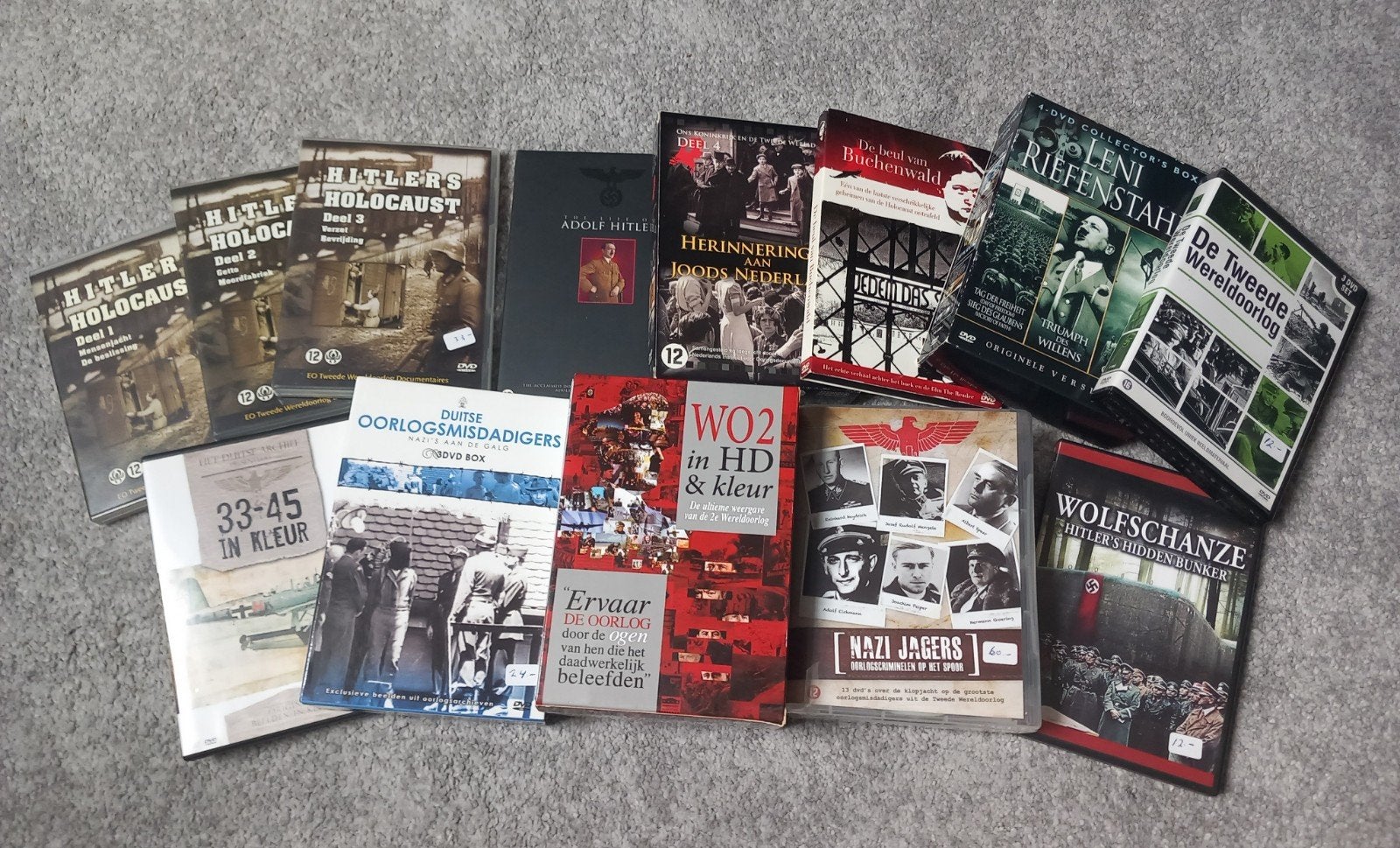 Lot WO2 dvd's, Vanaf 16 jaar, Overige genres, Zo goed als nieuw, Ophalen of Verzenden