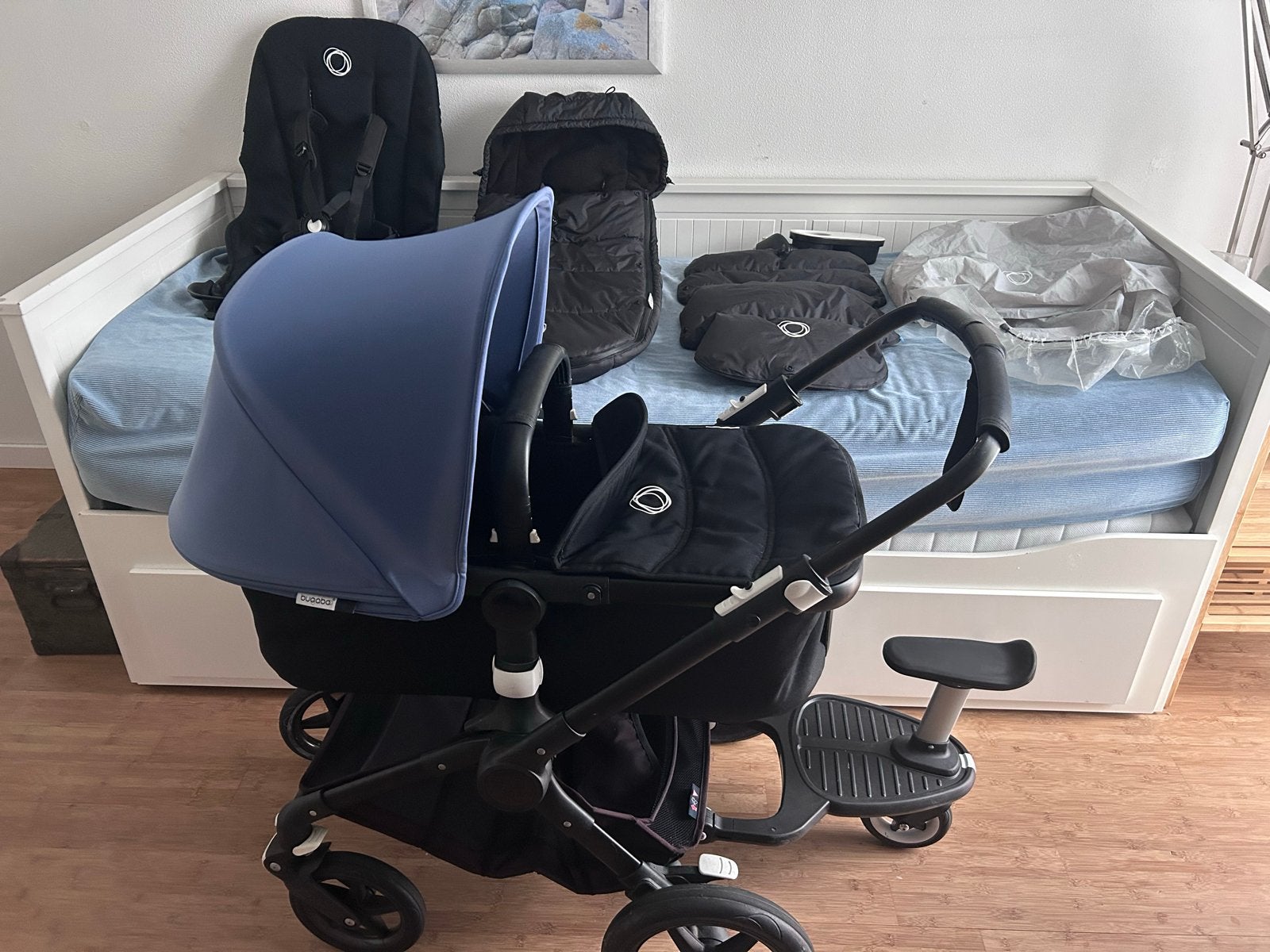 Complete Bugaboo Fox kinderwagen met veel extra's, Kinderen en Baby's, Kinderwagens en Combinaties, Ophalen, Gebruikt, Bugaboo