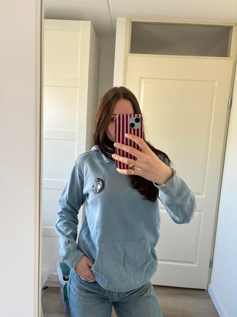 Hoodie America Today x Keith Haring, Ophalen of Verzenden, Zo goed als nieuw, Maat 36 (S), Blauw