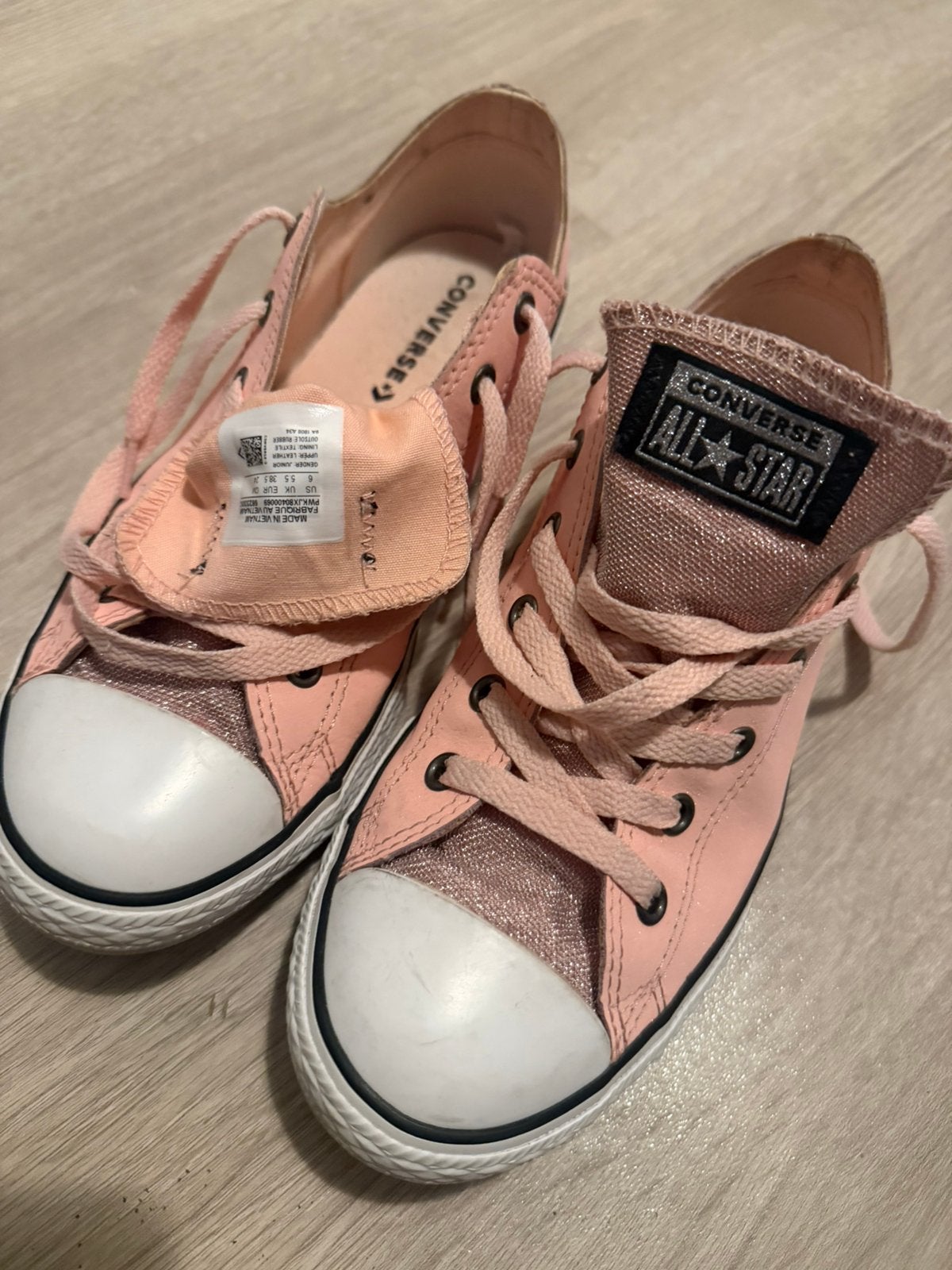 Goed als nieuw maat 38 all stars, Ophalen of Verzenden, Roze, Sneakers of Gympen, Zo goed als nieuw