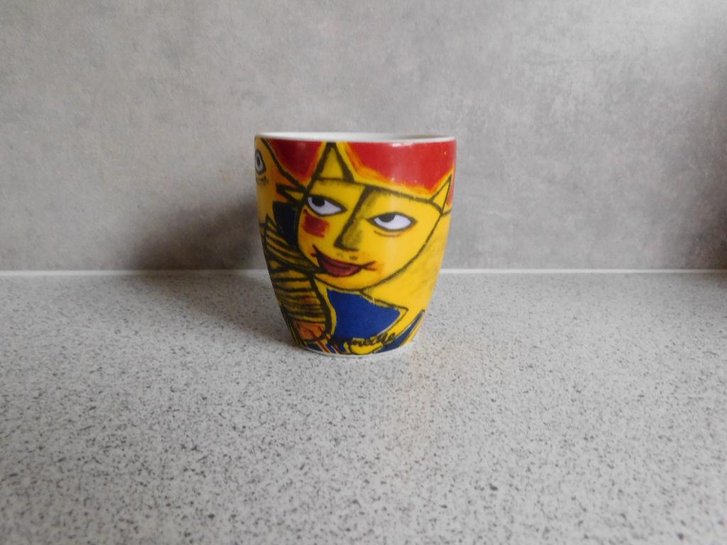 Senseo Mok Lóise et Chat Jaunedecor 02 Corneille, Ophalen of Verzenden, Zo goed als nieuw, Overige stijlen, Kop(pen) en/of Schotel(s)