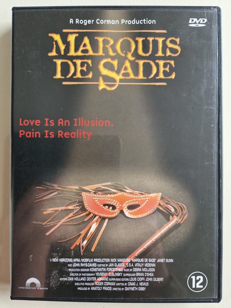 Marquis de Sade [DVD] Zeldzaam, Vanaf 12 jaar, Verzenden, Zo goed als nieuw
