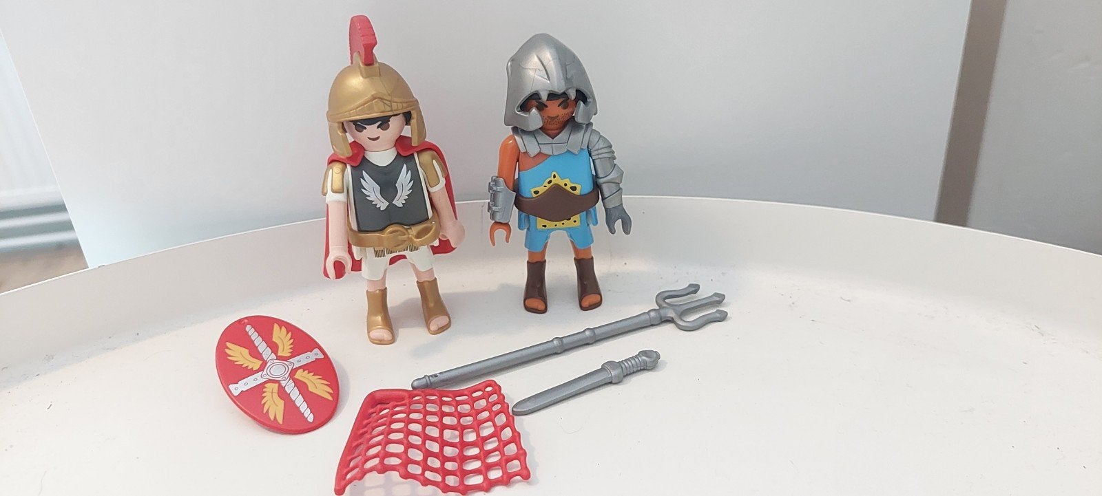 Playmobil Romeinse Tribuun en Gladiator - Set 5817, Ophalen of Verzenden, Gebruikt