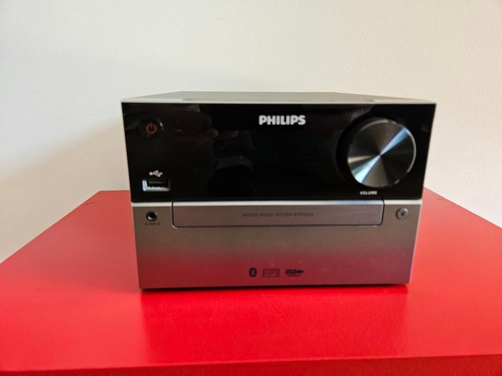 Philips mini hifi stereo BTM2335 met Bluetooth en USB, Ophalen, Philips, Gebruikt, Microset