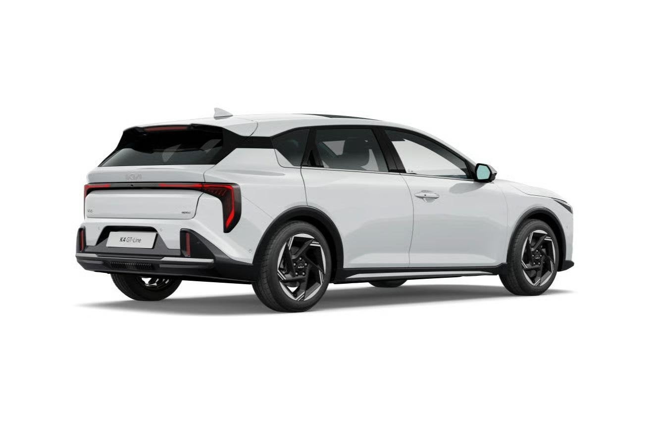 Kia K4 1.0 T-GDi MHEV GT-Line Launch Edition | Glazen schuif, Auto's, Automatische klimaatregeling, Wit, 1365 kg, Bedrijf