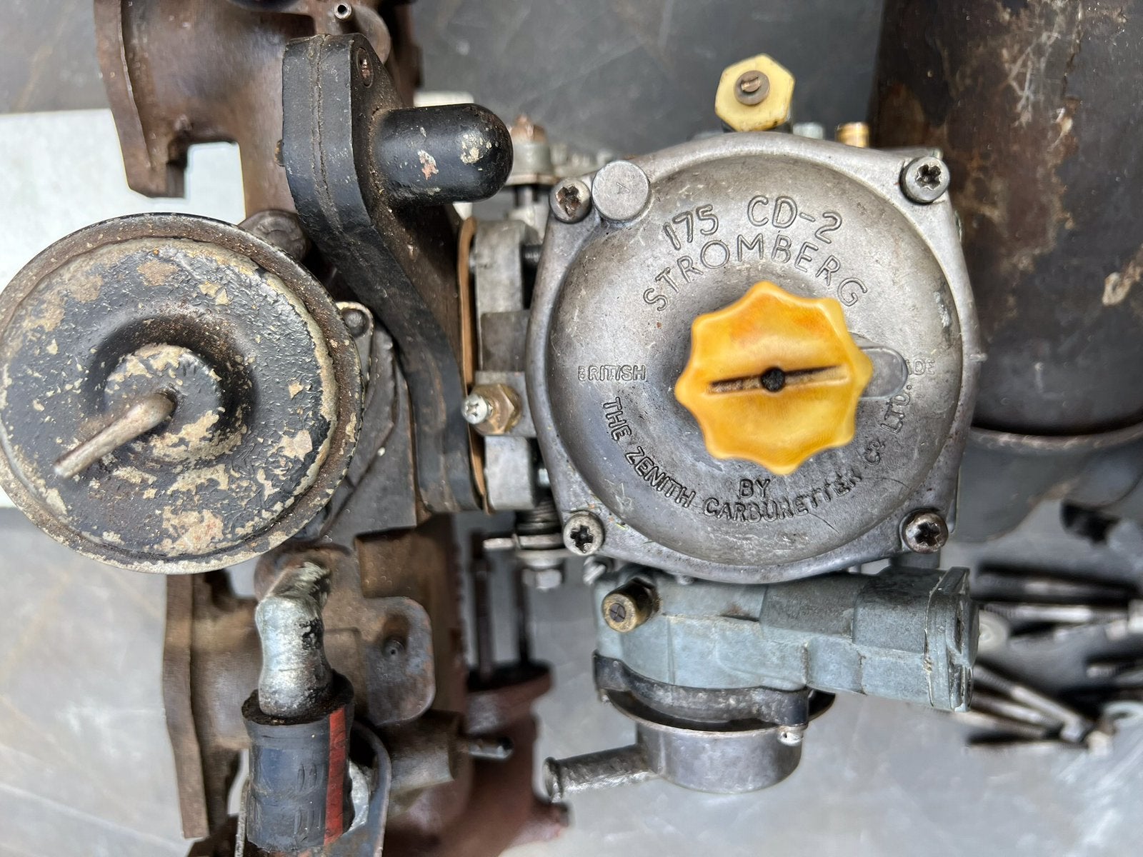MGb Stromberg carburator, Ophalen, Gebruikt