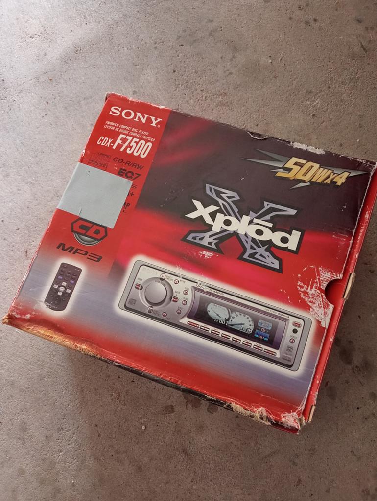 Sony x-plod cdx f-7500 nieuwstaat! Zeldzaam, Ophalen of Verzenden, Zo goed als nieuw