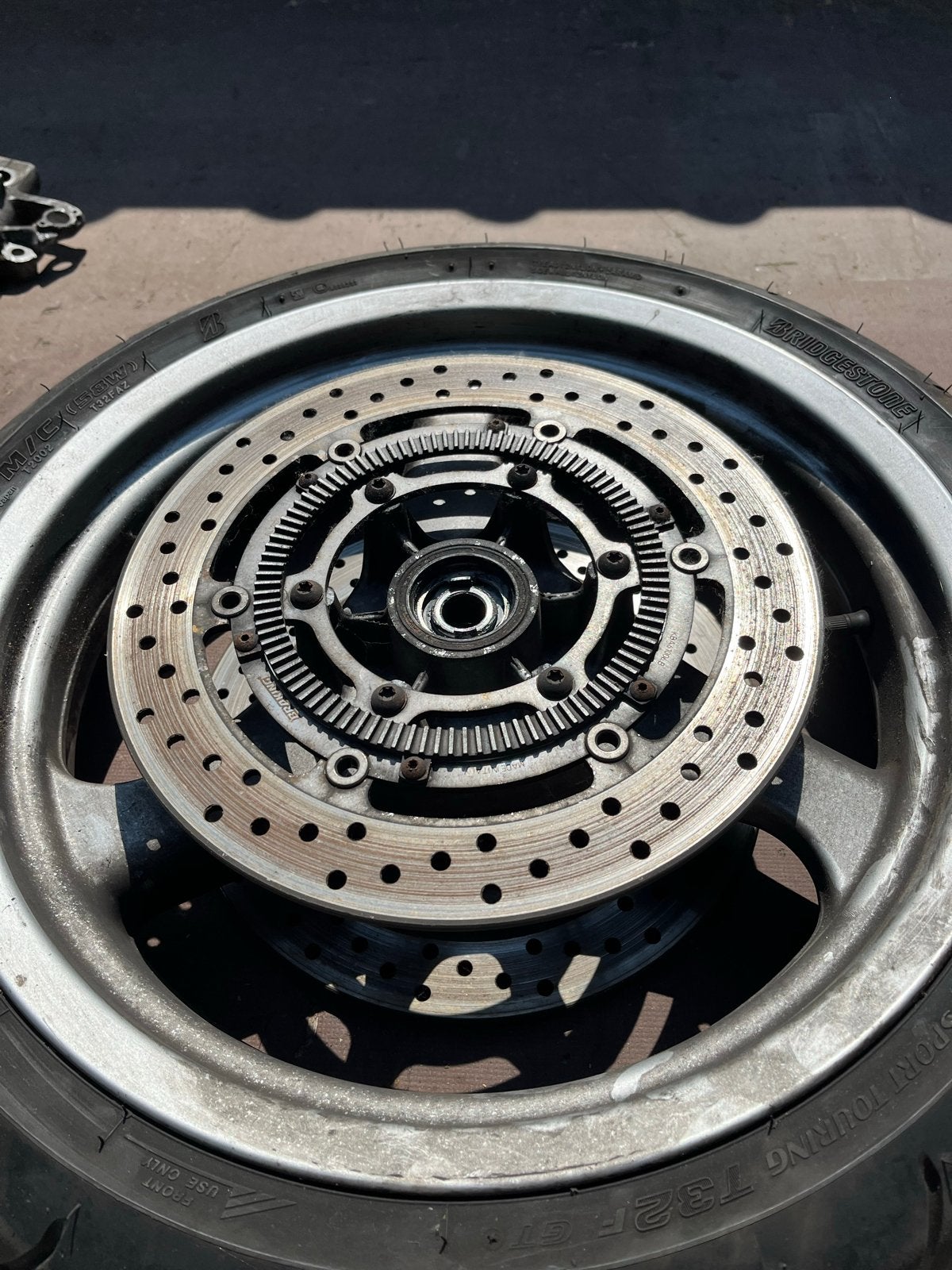 Voorwiel BMW R1100RT, Ophalen, Gebruikt